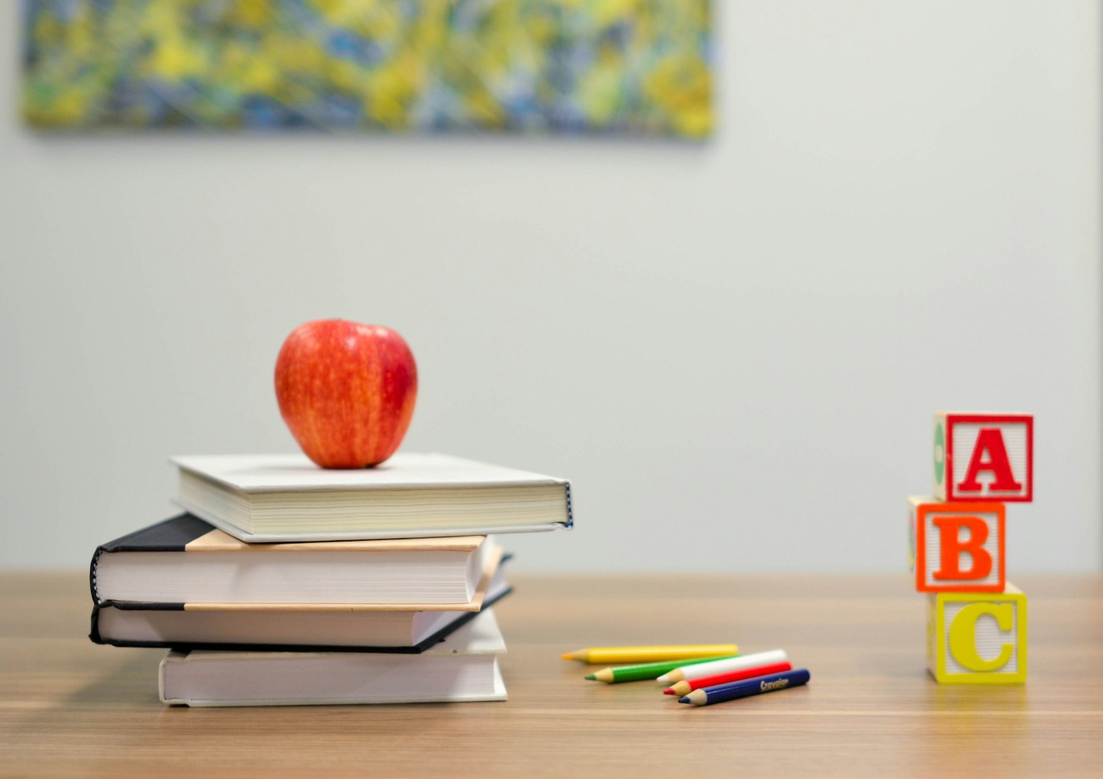 A child learning in a classroom setting